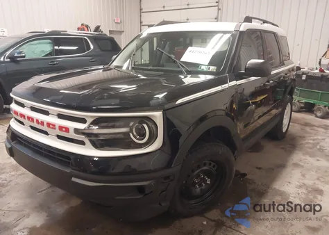 2023 Ford Bronco Sport Heritage из США, поврежденный, VIN 3FMCR9G64PRD73551